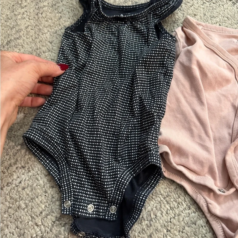Lot of 3 baby onezee Sz 9 months Carter’s H&M